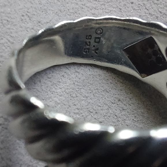 David Yurman Confetti Black Diamond Ring - Picture 7 of 10